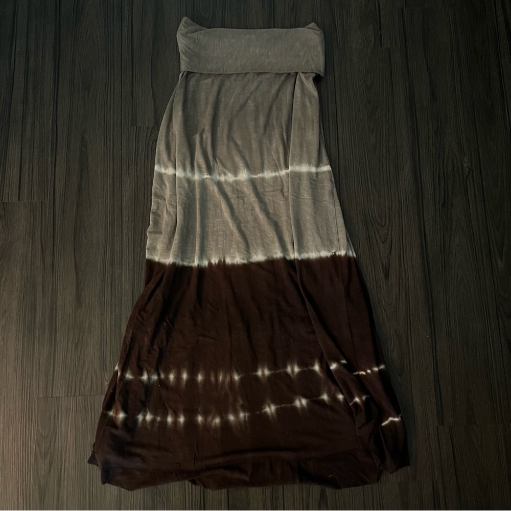 Lucky Brand tie-dye maxi skirt
